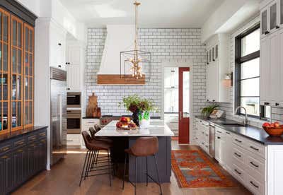  Farmhouse Industrial Family Home Kitchen. Barton Creek III by Butter Lutz Interiors.