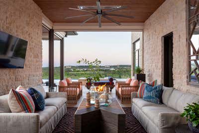  Farmhouse Patio and Deck. Barton Creek III by Butter Lutz Interiors.