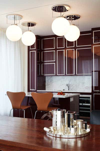  Eclectic Apartment Kitchen. Berlin Apartment by Robert Couturier, Inc..
