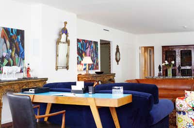  Eclectic Apartment Living Room. Berlin Apartment by Robert Couturier, Inc..