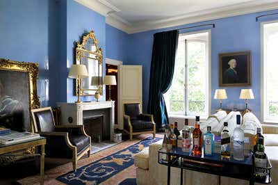  French Apartment Living Room. Paris Pied-à-Terre by Robert Couturier, Inc..