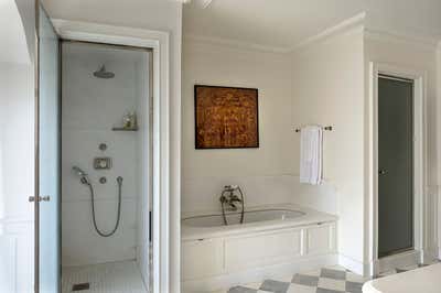  French Apartment Bathroom. Paris Pied-à-Terre by Robert Couturier, Inc..