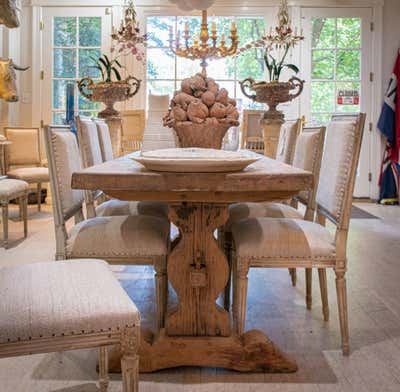  Traditional Retail Dining Room. Côté Jardin Antiques by Masseria Chic.