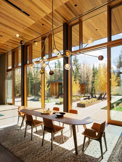  Modern Dining Room. Riverbend by CLB Architects.