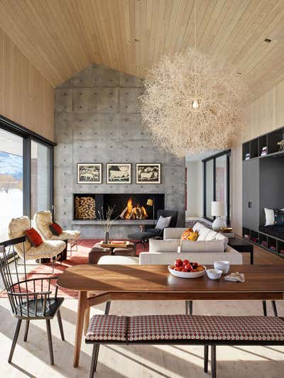  Modern Living Room. Dogtrot by CLB Architects.