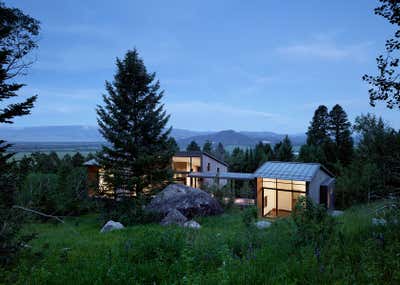  Modern Family Home Exterior. Boulder Retreat by CLB Architects.
