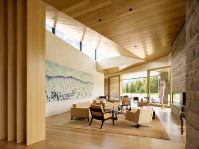  Modern Family Home Living Room. Lefty Ranch by CLB Architects.
