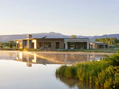  Modern Family Home Exterior. Lefty Ranch by CLB Architects.