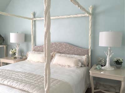  Transitional Beach House Bedroom. The 2015 Hampton Designer Showhouse by Elizabeth Hagins Interior Design.
