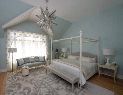 Contemporary Bedroom. The 2015 Hampton Designer Showhouse by Elizabeth Hagins Interior Design.