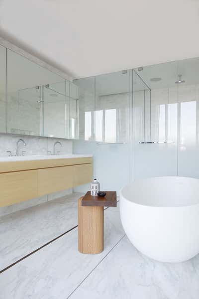  Contemporary Modern Apartment Bathroom. BROOME STREET APARTMENT by Magdalena Keck Interior Design.