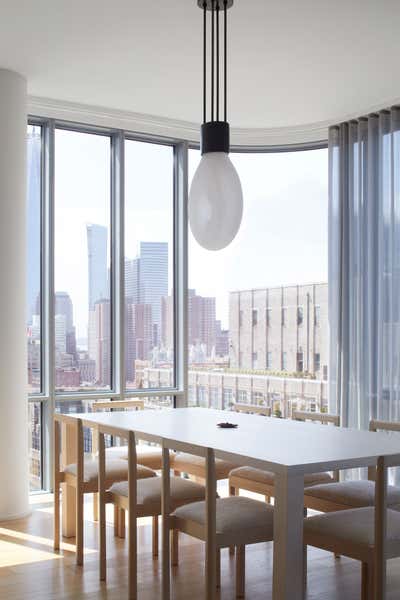Contemporary Dining Room. BROOME STREET APARTMENT by Magdalena Keck Interior Design.