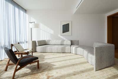  Modern Apartment Living Room. BROOME STREET APARTMENT by Magdalena Keck Interior Design.