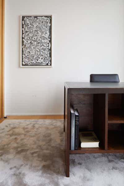  Contemporary Modern Office and Study. BROOME STREET APARTMENT by Magdalena Keck Interior Design.