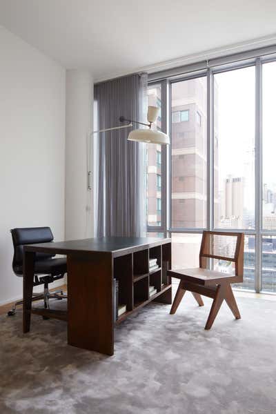  Modern Office and Study. BROOME STREET APARTMENT by Magdalena Keck Interior Design.
