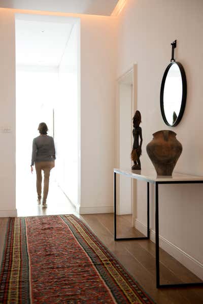  Contemporary Entry and Hall. CITY PIED A TERRE by Marion Lichtig.