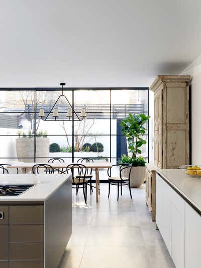  French Kitchen. CITY FAMILY HOME (SW London) by Marion Lichtig.