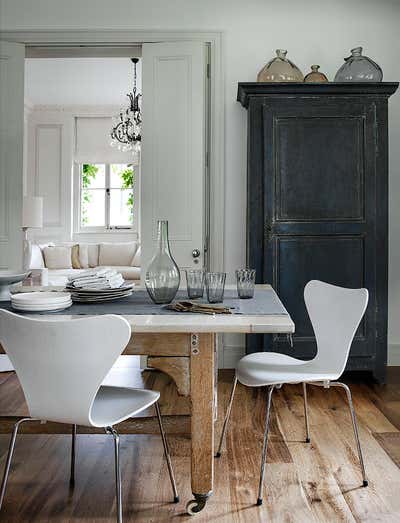  Arts and Crafts Family Home Dining Room. CITY FAMILY HOME (N London) by Marion Lichtig.