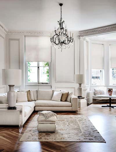  Eclectic French Family Home Living Room. CITY FAMILY HOME (N London) by Marion Lichtig.
