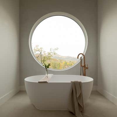 Western Scandinavian Country House Bathroom. The Meadow House by Susannah Holmberg Studios.