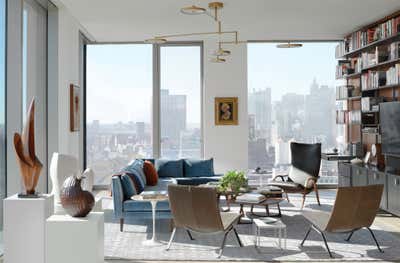  Modern Apartment Living Room. Lower Manhattan Apartment by TenBerke.