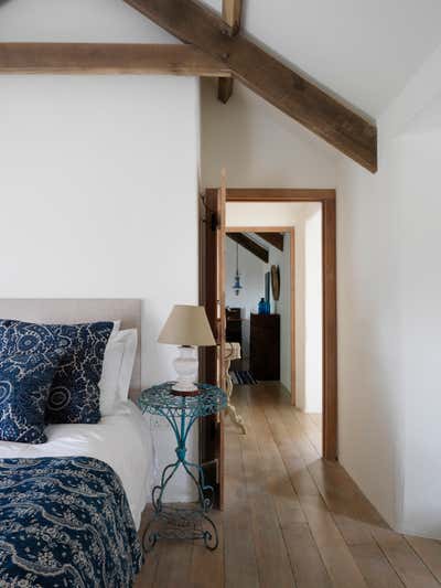  Rustic French Beach House Bedroom. COASTAL FAMILY HOME (Cornwall II) by Marion Lichtig.
