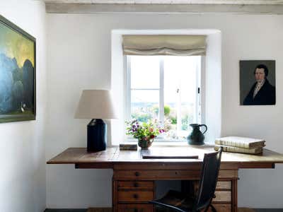  Rustic Beach House Workspace. COASTAL FAMILY HOME (Cornwall II) by Marion Lichtig.