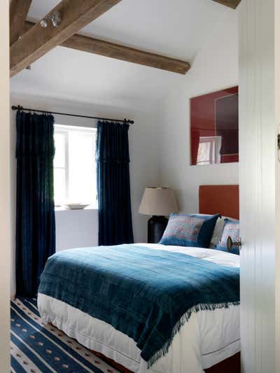  Cottage Beach House Bedroom. COASTAL FAMILY HOME (Cornwall II) by Marion Lichtig.