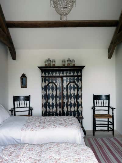  English Country Beach House Bedroom. COASTAL FAMILY HOME (Cornwall II) by Marion Lichtig.