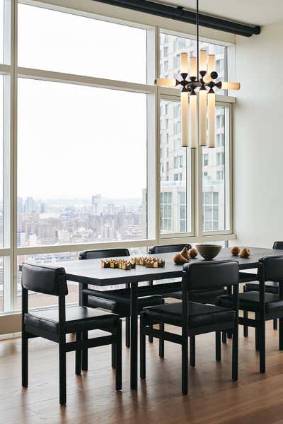 Minimalist Dining Room. THE BEEKMAN RESIDENCE by Magdalena Keck Interior Design.