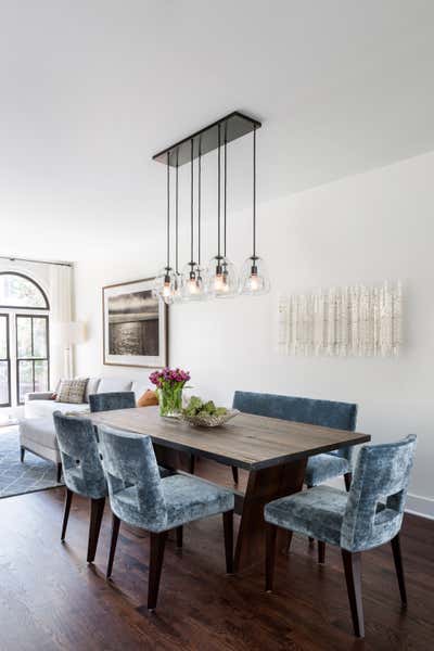  Modern Family Home Dining Room. Ford's Landing by Celia Welch Interiors.