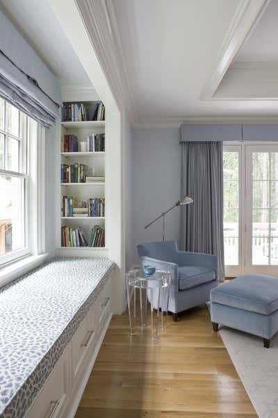  Transitional Family Home Bedroom. Mclean by Celia Welch Interiors.