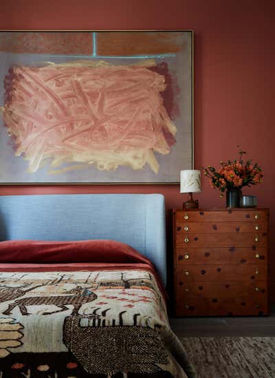  Country Rustic Apartment Bedroom. House of Elle Decor by Neal Beckstedt Studio.