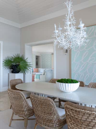  Tropical Beach House Dining Room. Bahamas by Kristen Nix Interiors.