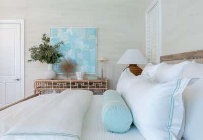  Coastal Beach House Bedroom. Bahamas by Kristen Nix Interiors.