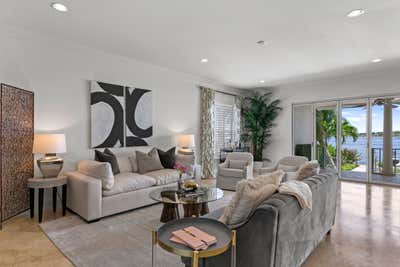  Transitional Living Room. Waterfront Davis Island by Home Frosting.