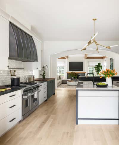  Transitional Family Home Kitchen. Springhill by Celia Welch Interiors.