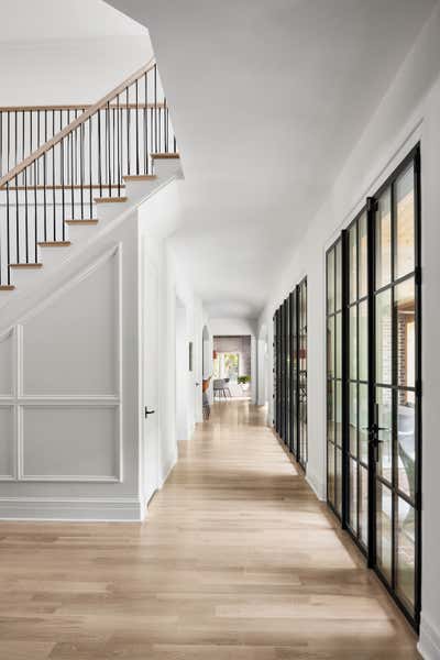  Modern Family Home Entry and Hall. Springhill by Celia Welch Interiors.