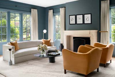  Modern Transitional Living Room. Springhill by Celia Welch Interiors.