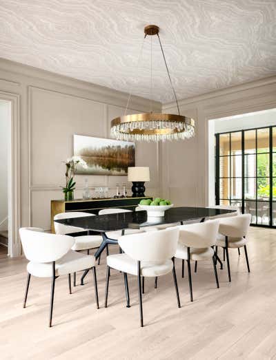 Modern Dining Room. Springhill by Celia Welch Interiors.