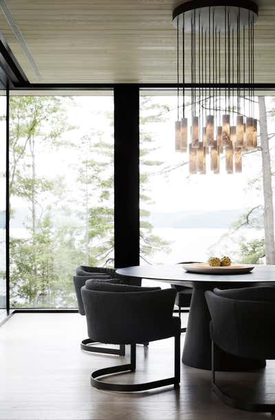  Modern Dining Room. Hemlock Cottage by Julie Charbonneau Design.