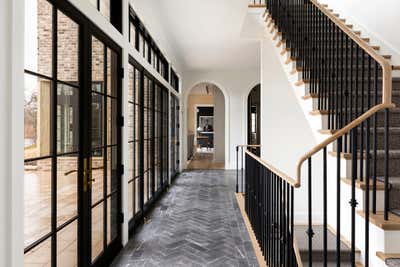  Organic French Family Home Entry and Hall. Minnesota Residence by Nate Berkus Associates.