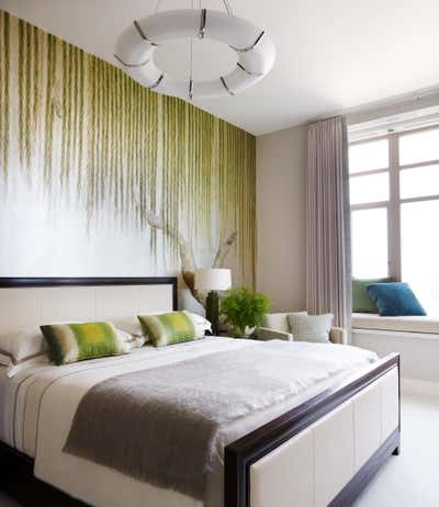  Transitional Apartment Bedroom. Michigan Avenue Pied-à-Terre by Craig & Company.