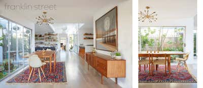  Mid-Century Modern Family Home Dining Room. Franklin Street by Tandem Design Interiors.
