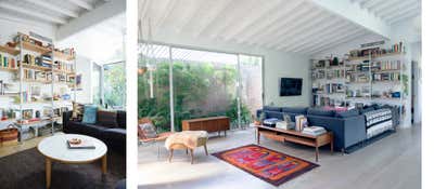  Mid-Century Modern Family Home Living Room. Franklin Street by Tandem Design Interiors.