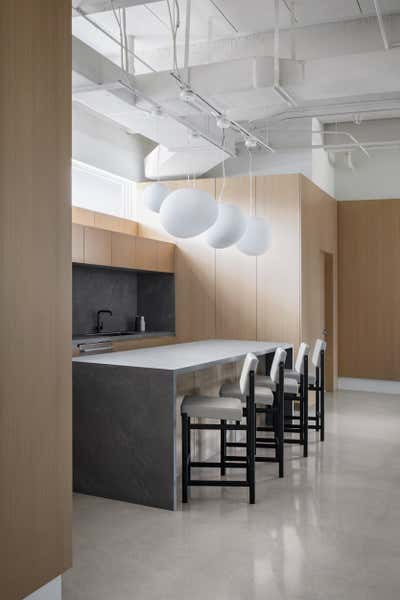  Minimalist Modern Office Kitchen. Audemars Piguet Wynwood Office by Studio Galeon.