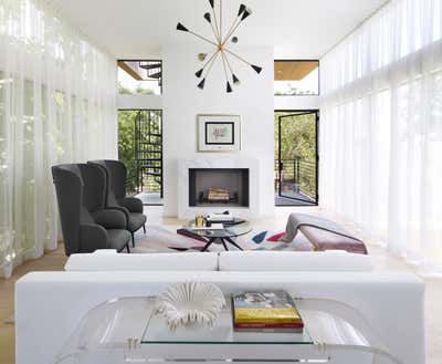  Modern Family Home Living Room. South Austin by SLIC Design.