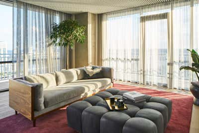  Industrial Living Room. Seaholm Condo by SLIC Design.