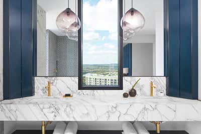  Industrial Modern Apartment Bathroom. Seaholm Condo by SLIC Design.