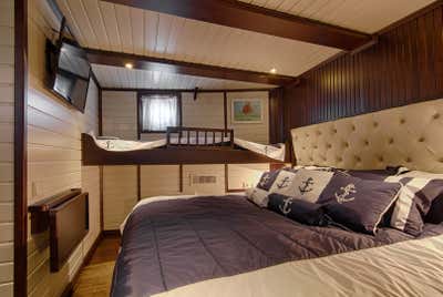  Craftsman Contemporary Transportation Bedroom. HOUSE BOAT by Otodesign Studio.